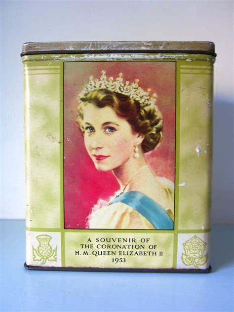 queen elizabeth prince phillip metal candy box|queen elizabeth tins.